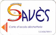 Carte d'acces � la d�chetterie