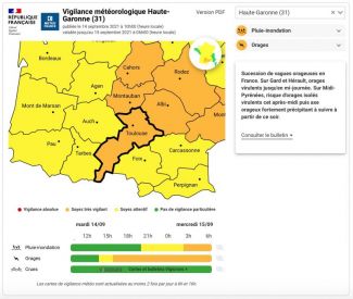 [VIGILANCE METEO : ORAGES & INONDATIONS]