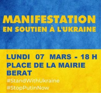 [RASSEMBLEMENT CONTRE LA GUERRE EN UKRAINE]