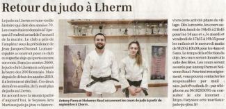 [ Le Judo de retour  LHERM ]