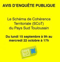 [AVIS D'ENQUTE PUBLIQUE SCoT]