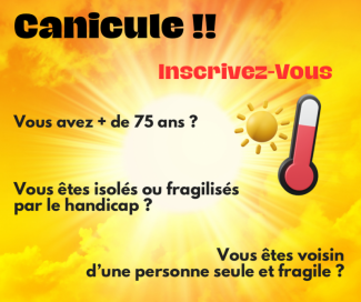 Inscription au registre Canicule