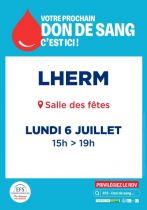 DON DE SANG � LHERM : MOBILISONS-NOUS ! ❤️