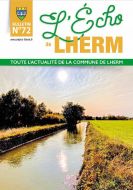 Couverture du Journal Echo de Lherm n72 - 2me semestre 2022